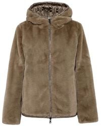 Betty Barclay - Faux-Fur Hooded Jacket - Lyst