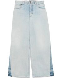 Chloé - High Waist Jeans Met Wijde Pijpen - Lyst
