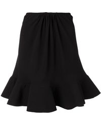 Chloé Taillenrock mit Volants - Schwarz