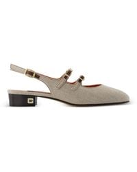 CAREL PARIS - Peche Double-Strap Almond-Toe Pumps - Lyst