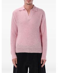 AURALEE - Collared Knitwear - Lyst