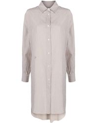 Isabel Marant - Striped Cotton Shirt Dress - Lyst