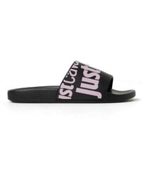 Just Cavalli - Logo-Embossed Tiger Slides - Lyst