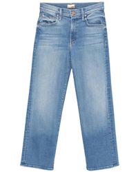 Mother - The Mid Rise Rambler Straight Denim Jeans - Lyst