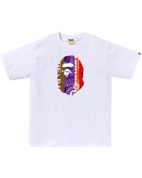 A Bathing Ape - Fans Scarf Ape Head T-shirt - Lyst