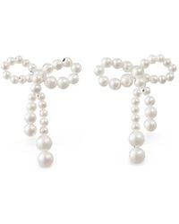 Sophie Bille Brahe - Rosette De Perles Freshwater Pearl Earrings - Lyst