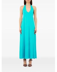 Liu Jo - Long Shiny Jersey Dress - Lyst