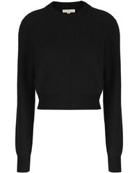 Malo - Ribbed-Knit Cropped Sweater - Lyst