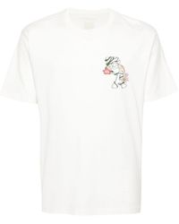 Emporio Armani - T-shirt en coton à motif monogrammé - Lyst