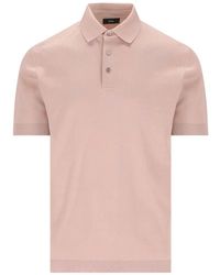 Herno - Cotton Polyester Short Polo - Lyst