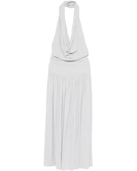 AYA MUSE - Spoe Pleated Midi Dress - Lyst