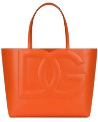 Dolce & Gabbana - Borsa Tote Dg Logo Media - Lyst