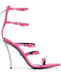 Versace - Pin-point 120mm Strappy Sandals - Lyst