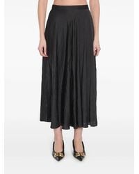 Balenciaga - Asymmetrical Midi Skirt - Lyst
