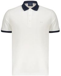 Paul & Shark - Logo-Plaque Polo Shirt - Lyst