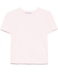 Alexander Wang - Logo-Jacquard Short-Sleeve T-Shirt - Lyst