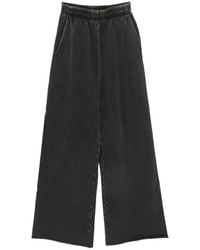 Entire studios - Faded-Effect Wide-Leg Track Pants - Lyst