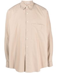 AURALEE - Relaxed-fit Cotton Shirt - Lyst