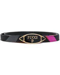 Emilio Pucci - Multi-way Stripes Leather Belt - Lyst