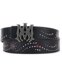 Amiri - Cinturón Ma Stud con apliques - Lyst