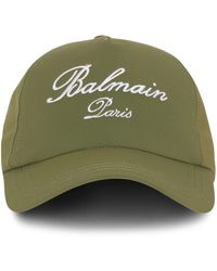 Balmain - Embroidered Logo Baseball Cap - Lyst