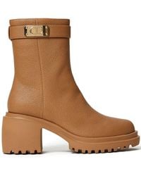 Twinset - 70Mm Logo-Plaque Ankle Boots - Lyst