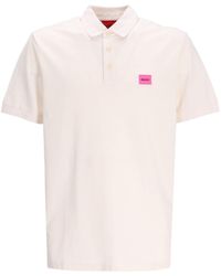 HUGO - Dereso Logo-print Polo Shirt - Lyst