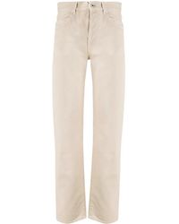 Off-White c/o Virgil Abloh - High Waist Straight-Leg Jeans - Lyst