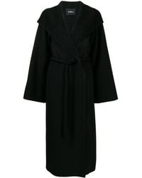 Goen.J - Tie-Waist Wool-Blend Double-Faced Coat - Lyst