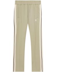 Palm Angels - Monogram-embroidered Striped Track Pants - Lyst