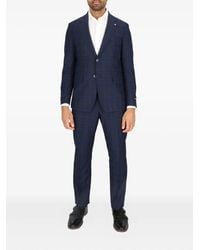 Scotch & Soda - Geruit Pak Met Knoopsluiting - Lyst