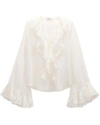 Dorothee Schumacher - Ruffled-Detail Blouse - Lyst
