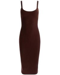 Alice + Olivia - Shana Ribbed Tank Dress - Lyst