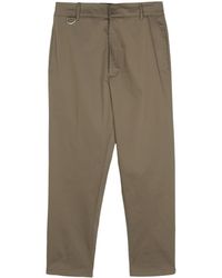 Low Brand - Elasticated-waistband Tapered Trousers - Lyst