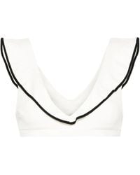 Marysia Swim - Piana Ruffle-Trim Bikini Top - Lyst