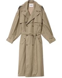 Isabel Marant - Chilma Striped-Pattern Coat - Lyst