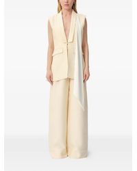 Concepto - Shore Pocket V-Neck Vest - Lyst