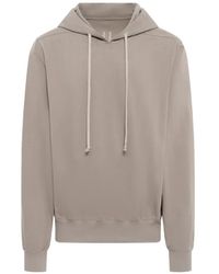 Rick Owens - Hoodie En Jersey Épais À Lien De Resserrage - Lyst