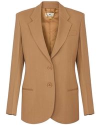 Elisabetta Franchi - Flowing Gabardine Jacket - Lyst