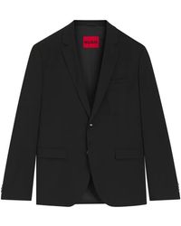 HUGO - Single-Breasted Blazer - Lyst