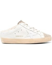Golden Goose - Super-Star Sabot Lace-Up Sneakers - Lyst