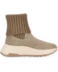 Hogan - Hi-Fi Ribbed-Knit Sneakers - Lyst