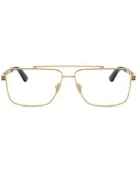 Versace - Brille Mit Eckigem Gestell - Lyst