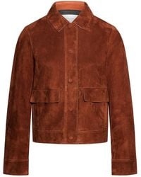 Yves Salomon - Lamb Suede Jacket - Lyst