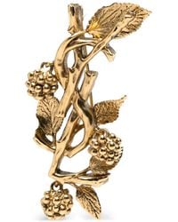 Saint Laurent - Berry-Motif Brooch - Lyst