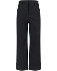Incotex - Pressed-Crease Turn-Up Trousers - Lyst