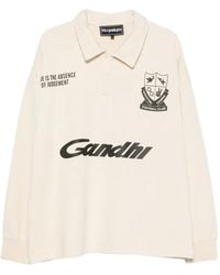 HOPEIUM - Pull À Logo Imprimé Et Col Polo - Lyst