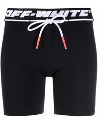 Off-White c/o Virgil Abloh Synthetic Logo Running Shorts in Black 
