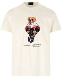 Polo Ralph Lauren - Polo Bear Graphic Cotton T-Shirt - Lyst