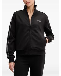 Guess - Octavia Rhinestone-Logo Track Jacket - Lyst